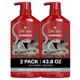 Old Spice MambaKing front packaging showing bold label and size benefit