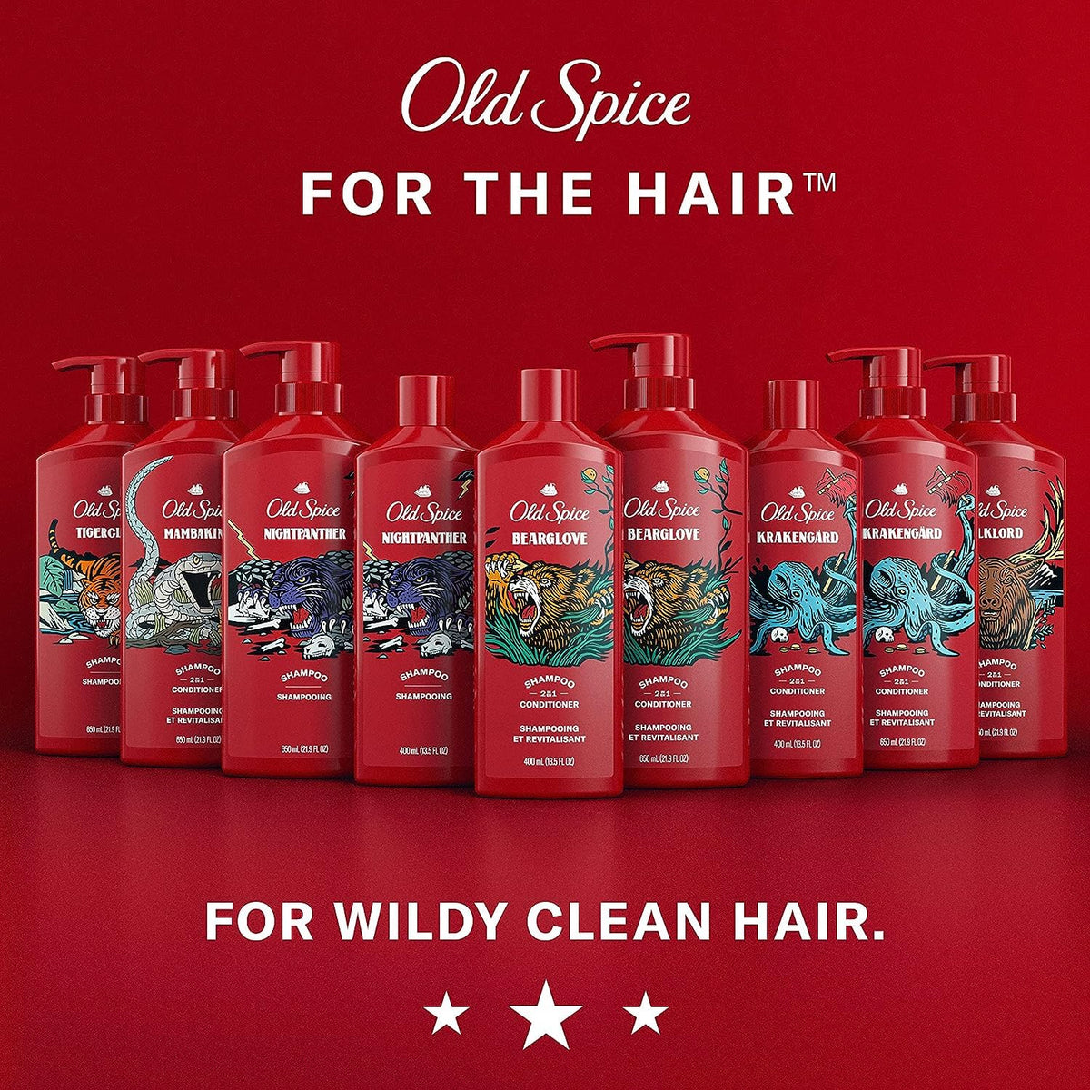 Old Spice MambaKing in shower scene showing easy one-step grooming benefit