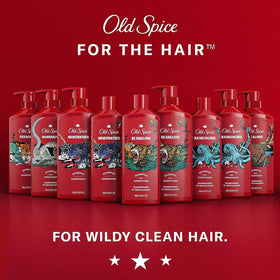 Old Spice MambaKing in shower scene showing easy one-step grooming benefit
