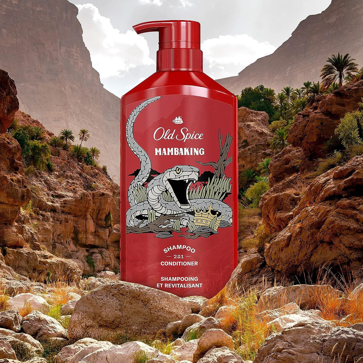 Old Spice MambaKing twin pack size comparison showing long-lasting supply