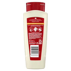 Old Spice bottle inside a travel kit showing portability and travel-ready scent
