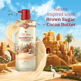 Old Spice back label with ingredient and usage details for clarity