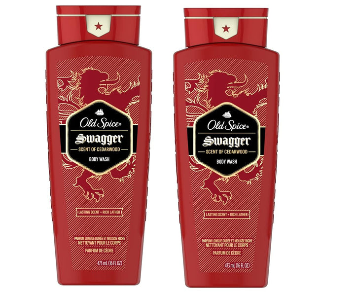 Old Spice Red Zone front packaging showing bold Swagger label and value pack