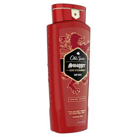 Old Spice Red Zone gel texture on hand showing rich foam and deep clean