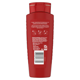 Old Spice Red Zone close-up of pump and cap for easy dispensing benefit