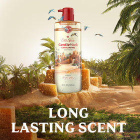 Old Spice scent concept with brown sugar and cocoa butter notes benefit