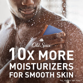 Old Spice Seas The Day bar angle close-up highlighting smooth surface