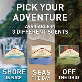 Old Spice Seas The Day in-shower lifestyle demonstrating refreshing scent