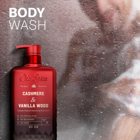 Old Spice collection lineup showing coordinating deodorant and cologne benefit