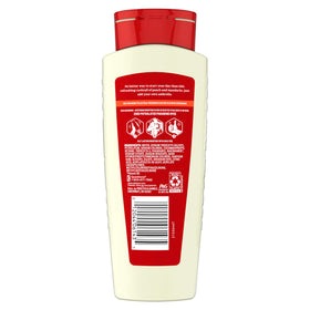 Old Spice bottle staged in bathroom creating refreshed grooming vibe