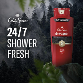 Old Spice lather texture from Swagger Cedarwood showing rich foam and effective clean