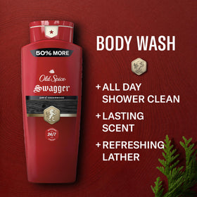 Old Spice bottle pump close-up highlighting easy dispensing and reliable control