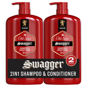 Old Spice Swagger front packaging shows bold label and size benefit