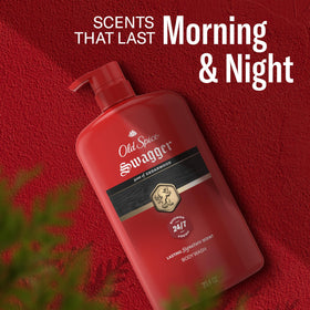 Old Spice Swagger placed in gym bag ready for post-workout freshness