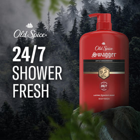 Old Spice Swagger creamy lather closeup delivering rich cleansing action