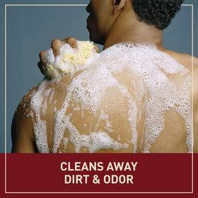 Old Spice Swagger lather close-up showing rich foam and effective dirt removal