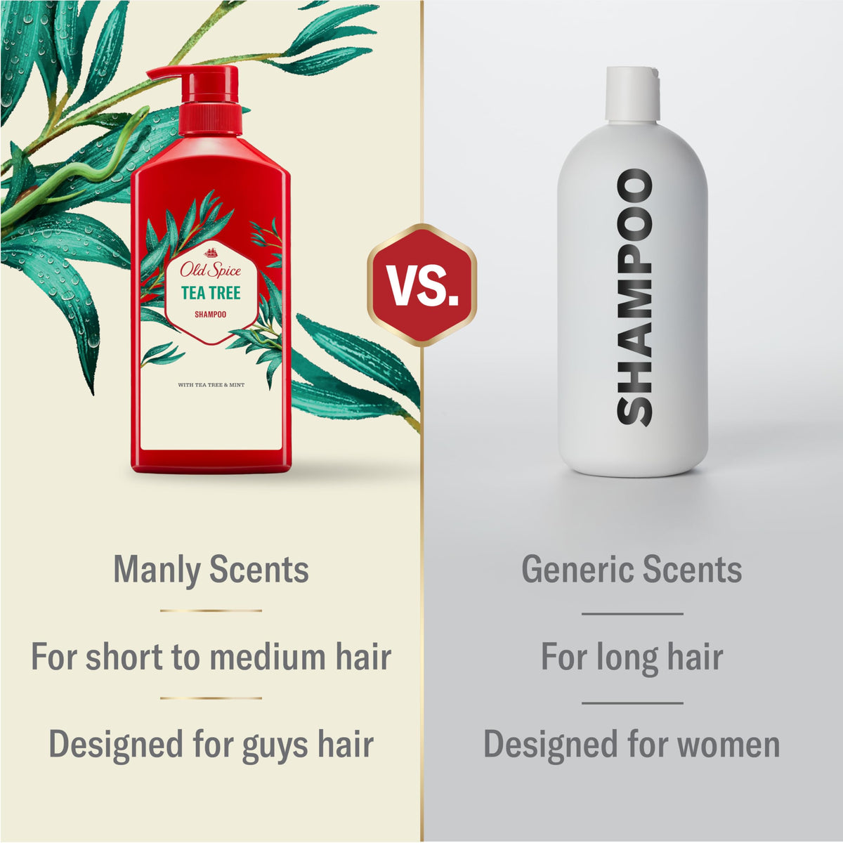Old Spice shampoo lather close-up showing creamy texture and suds