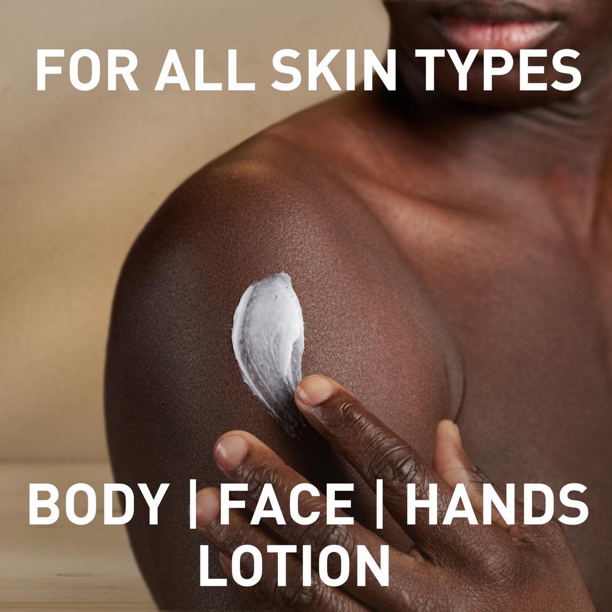 Old Spice lotion texture close-up demonstrating fast absorption
