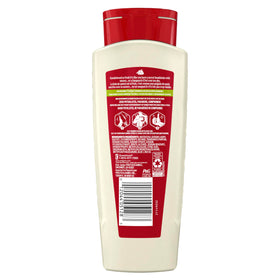Old Spice scenic wood and cypress elements evoking scent profile and freshness