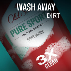 Two Old Spice bottles side by side showing 24 oz twin pack value