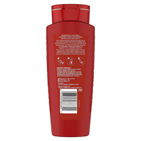 Old Spice Wild Bearglove back label with ingredients list and usage instructions for clarity