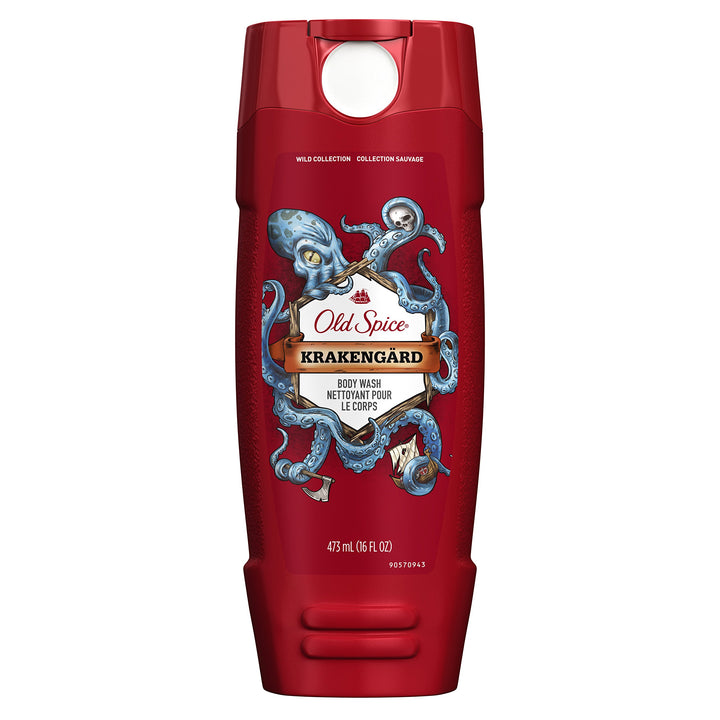 Old Spice Wild front packaging showing label and bold branding benefit: clear identification