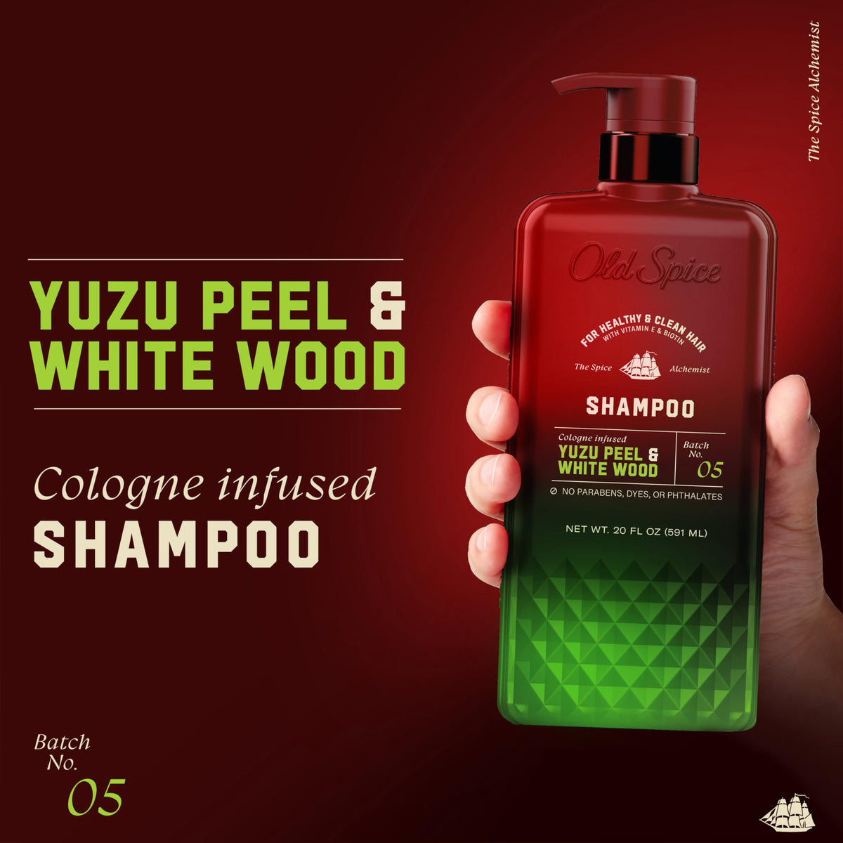 Old Spice shampoo creamy texture close-up highlighting smooth lather
