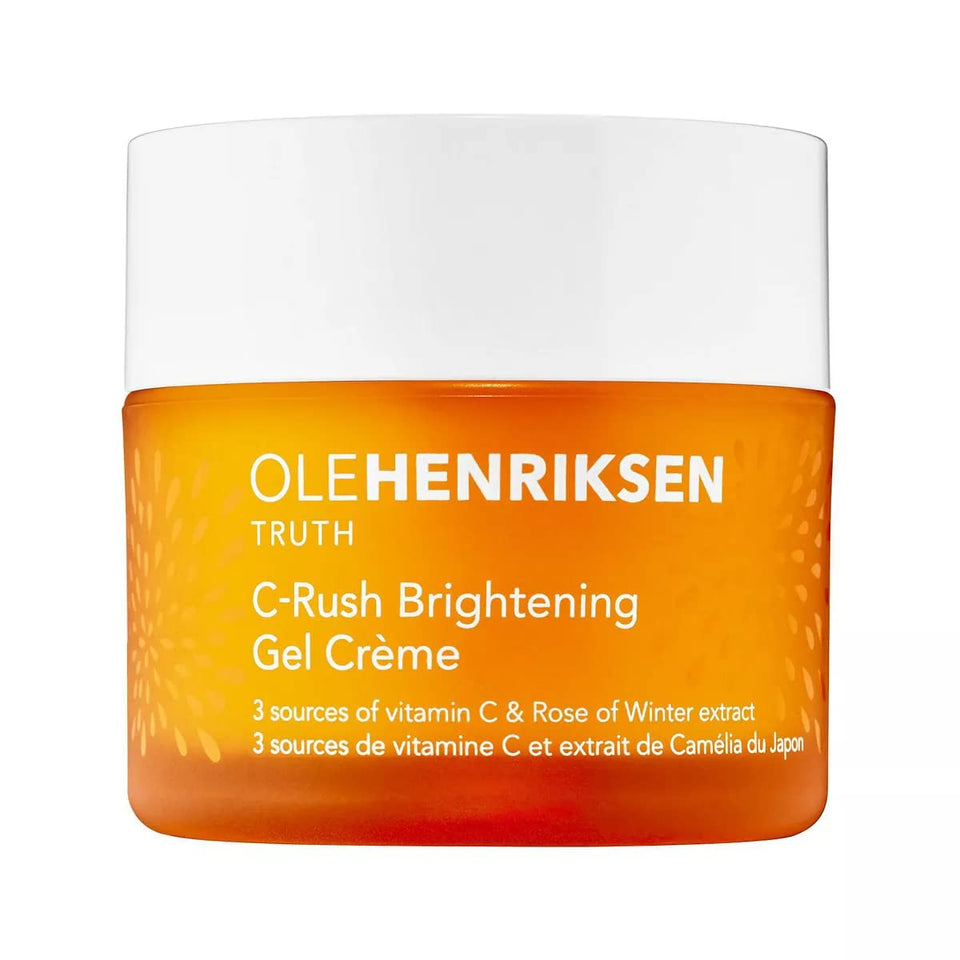 Ole Henriksen front packaging showing product and size with clear branding benefit: visible radiance