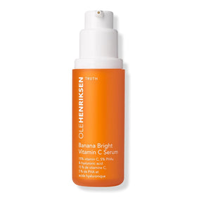 Ole Henriksen front bottle showing 0.5 oz serum and compact packaging for travel
