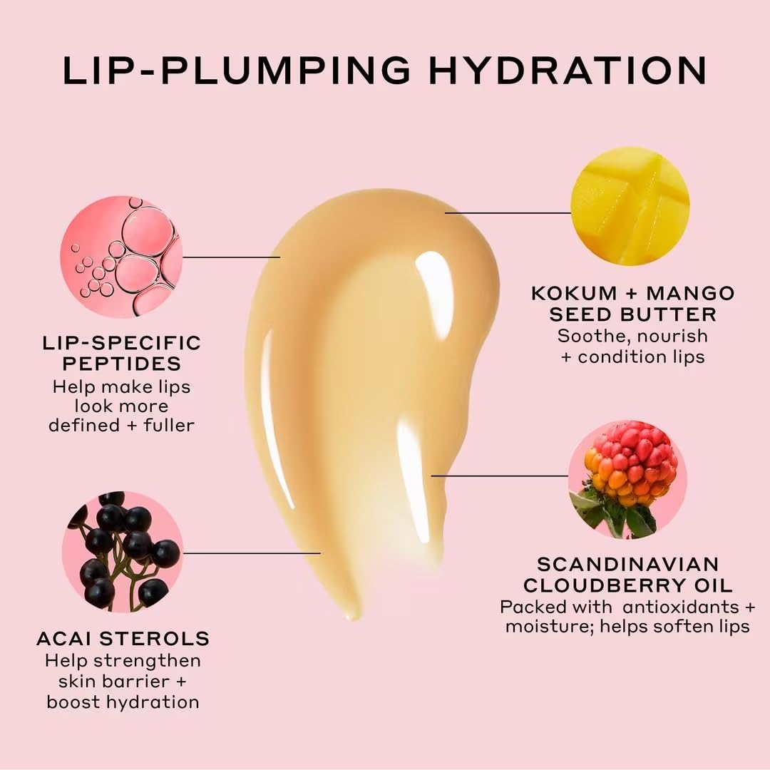Ole Henriksen lifestyle application on lips demonstrating subtle plump and comfort