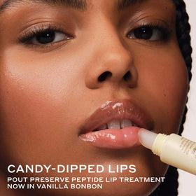 Ole Henriksen Pout Preserve Vanilla Bonbon creamy texture close-up illustrating smooth application and nourishing finish