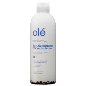 OLÉ front bottle showing label and benefits for visible growth