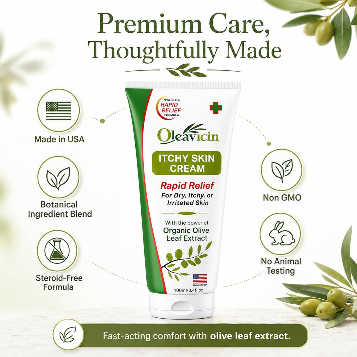 Oleavicin used outdoors in bag for on the go itch relief