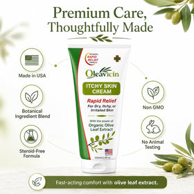 Oleavicin used outdoors in bag for on the go itch relief
