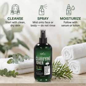 Oleavine 8 fl oz bottle size comparison showing travel-friendly volume