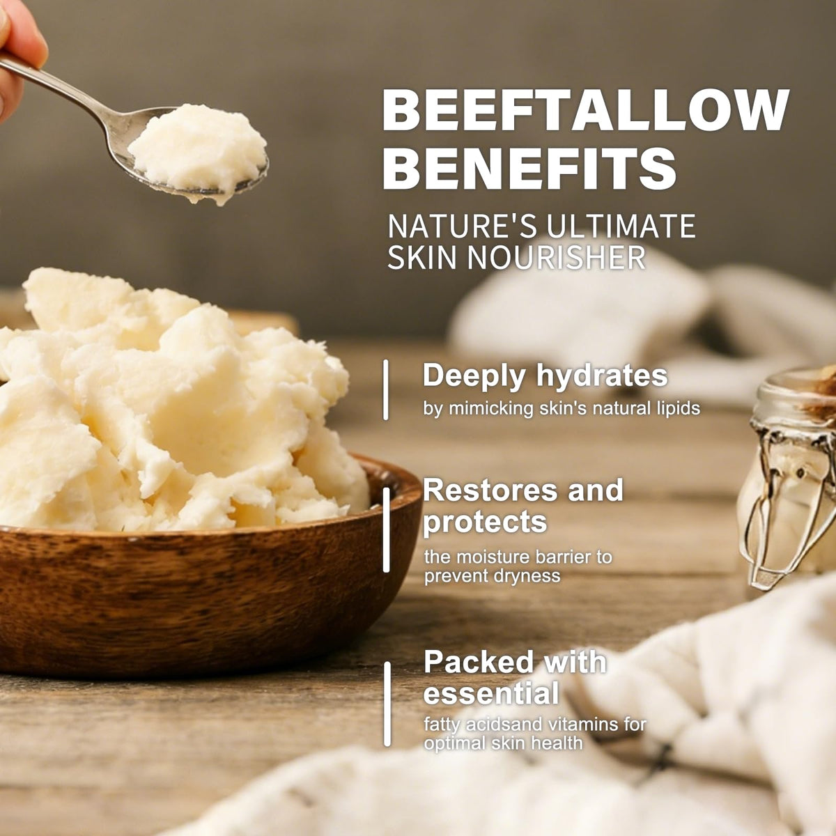 OLELON balm used on dry elbow to illustrate barrier support