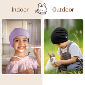 OLESILK bonnet packaging and label showcasing care instructions and quality