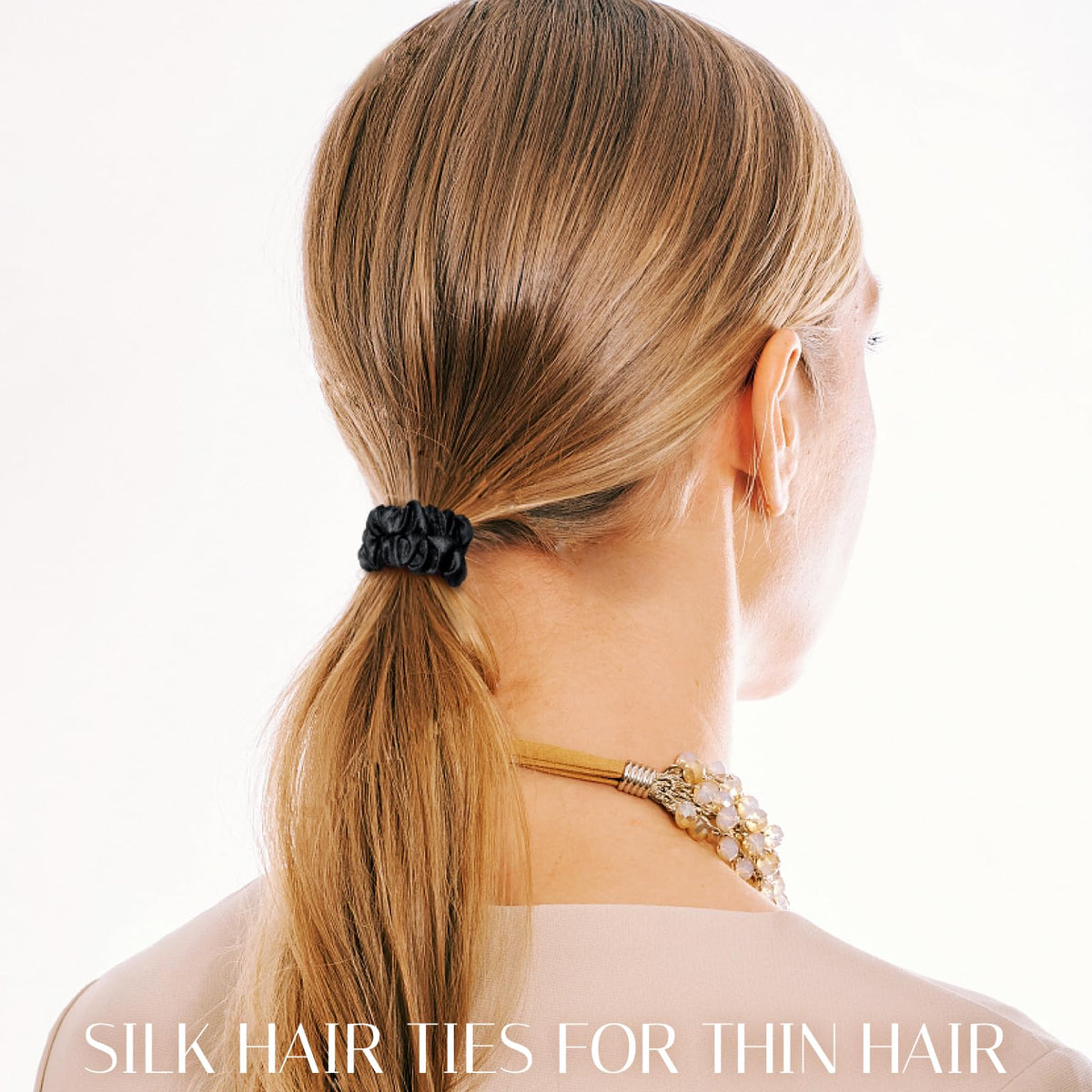 OLESILK close-up silk texture highlighting smooth mulberry surface for less friction