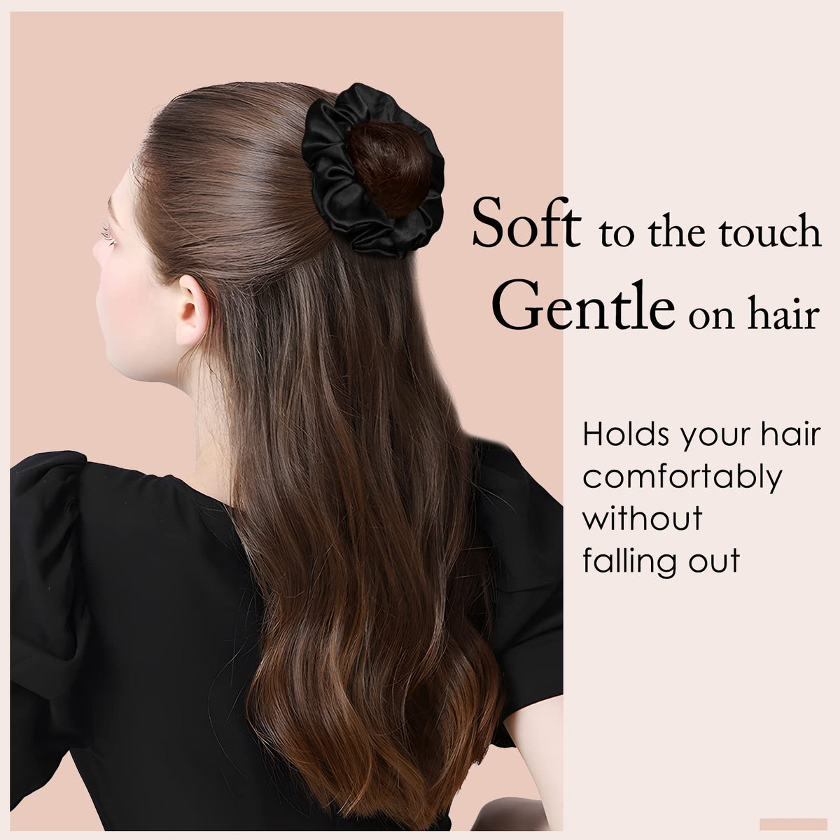 OLESILK elastic core detail showing secure stretch and comfortable, no-dig fit