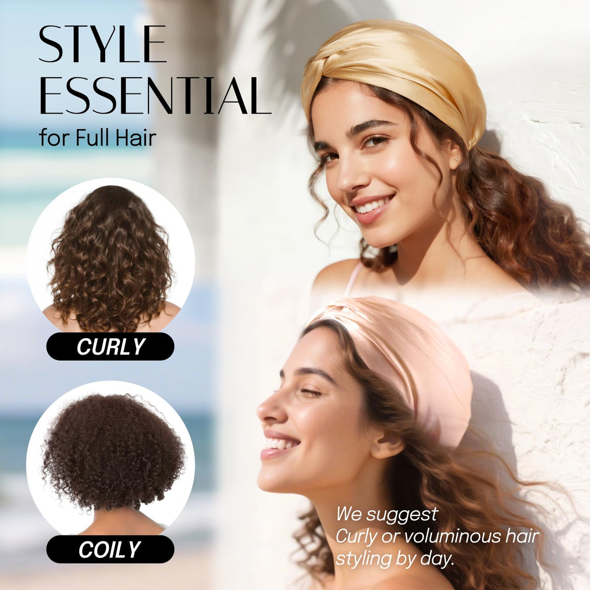 OLESILK lifestyle shot in morning routine showing preserved style and softness