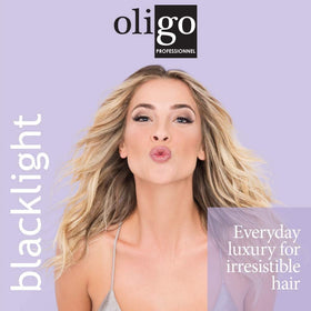 Oligo Professionnel mist on blonde hair improving tone and manageability benefit