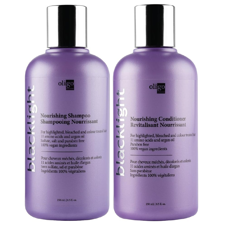 Oligo Professionnel front packaging duo showing two bottles and benefits