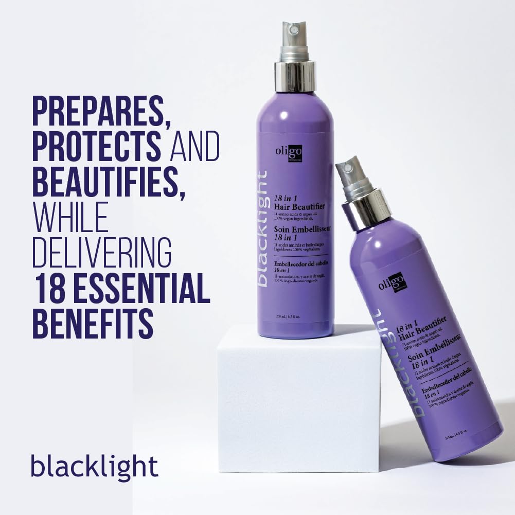 Oligo Professionnel fine mist spray demonstrating even coverage and lightweight protection