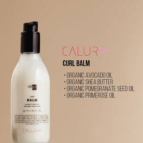 Oligo Professionnel balm used while diffusing to boost curl definition