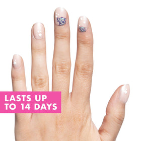 Olive & June application tools laid out for an instant mani, ready for salon-quality results