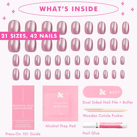 Olive & June before and after manicure comparison showing instant transformation