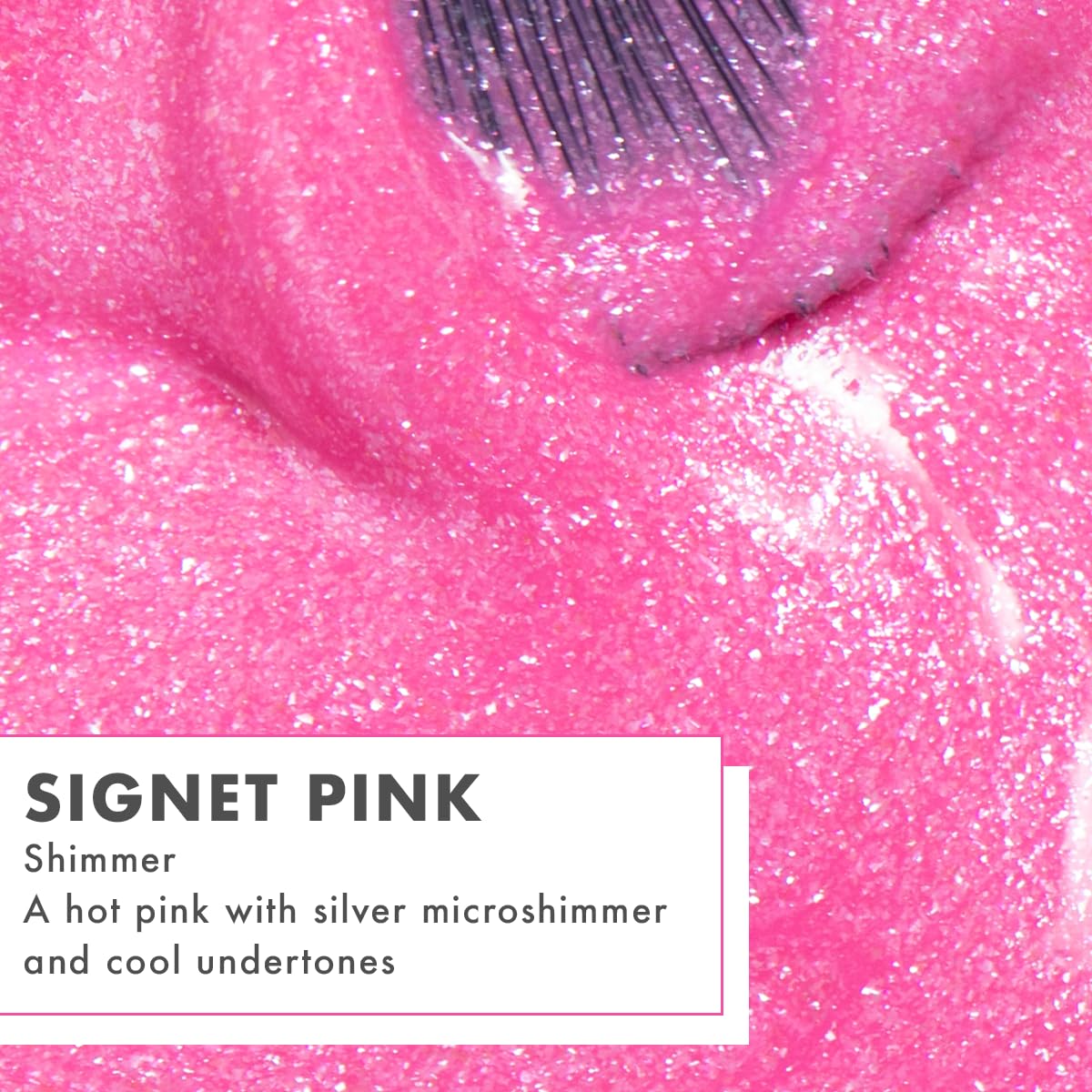 Olive & June close-up of glossy gel texture showing plump finish
