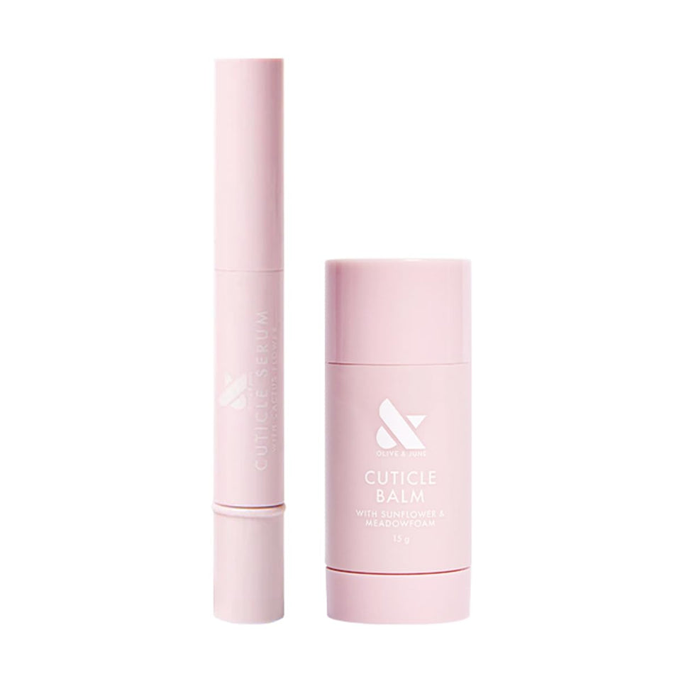 Olive & June product front view showing compact cuticle duo for portable hydration
