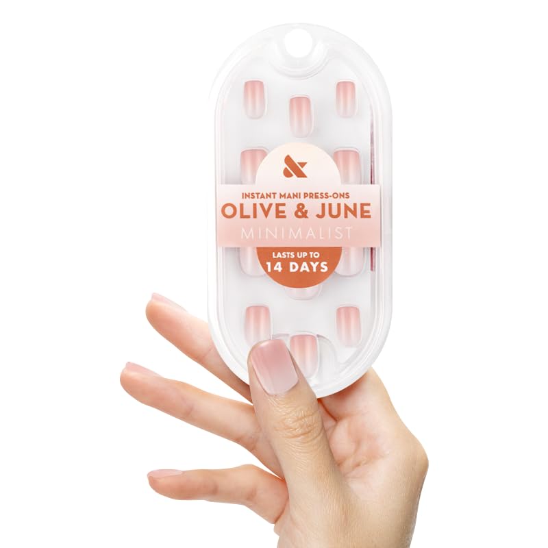 Olive & June front packaging showing kit and colors for instant salon results