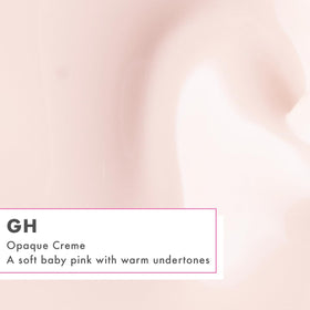 Olive & June cap and label detail highlighting shade name and clean formula
